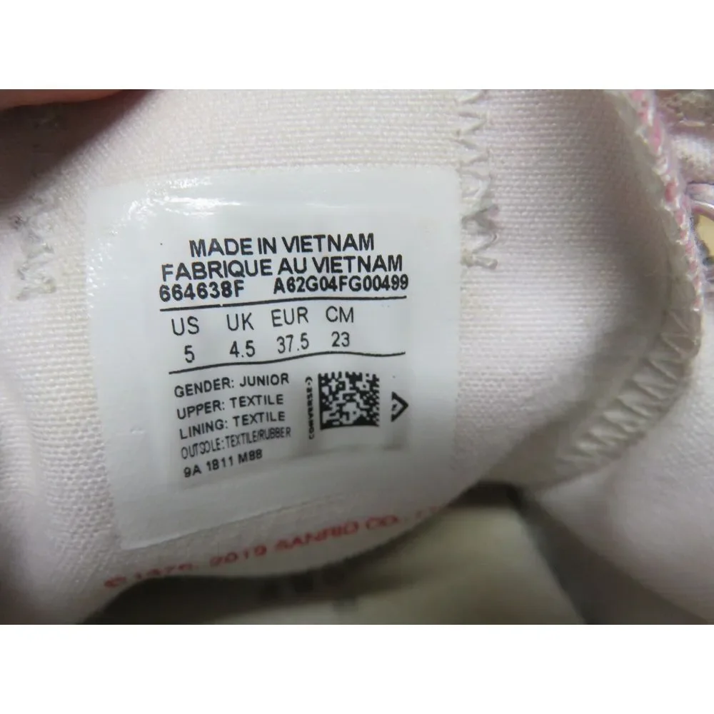 Converse‎ All Star Hello Kitty Junior Girls Size 5 Skateboarding Shoes 664638F